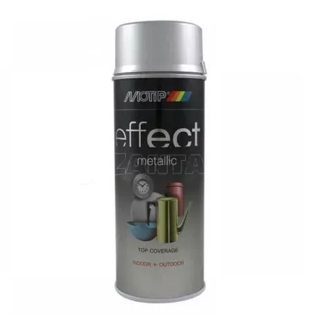 Σπρέι Βαφής Ασημί  Με Μεταλλικό Εφέ Motip Effect 302504  400ml 