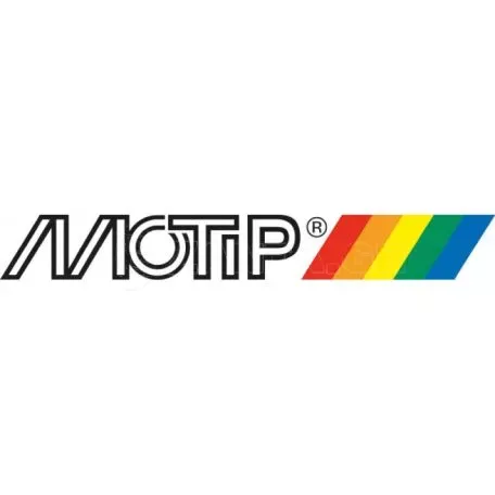 Σπρέι Βαφής Ακριλυκό Μαύρο Ματ Motip 04006 500ml 