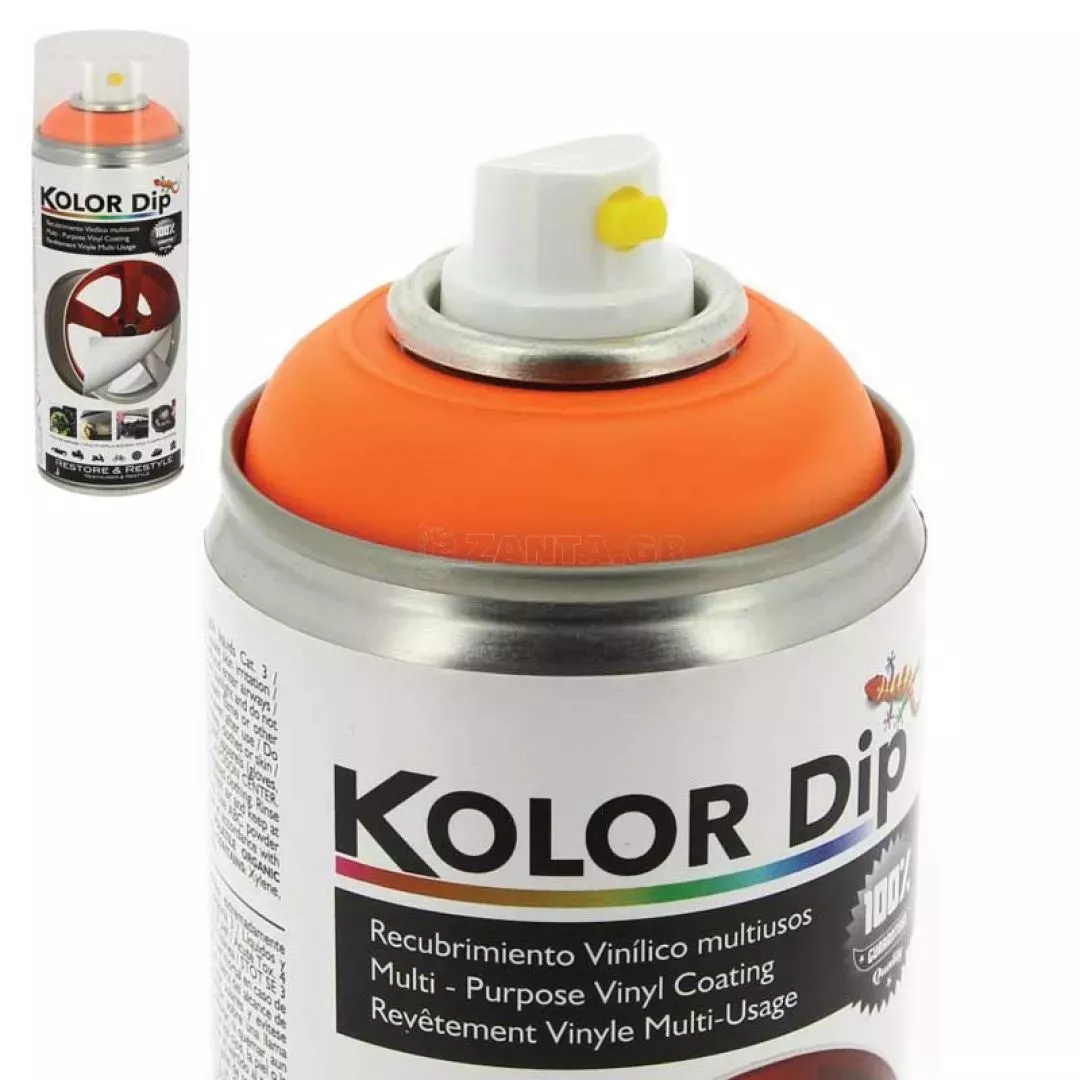 Επικάλυψη Βινυλίου Πορτοκαλί Kolor Dip 400ml 1 Τεμάχιο