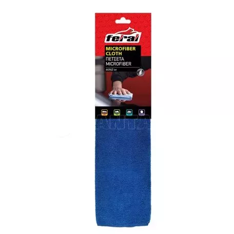 Πετσέτα Καθαρισμού Microfiber Επαγγελματική 64x42cm Feral 1 Τεμάχιο 