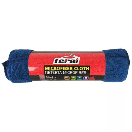 Πετσέτα Microfiber 30x40cm Feral Ρολό 6 Τεμαχίων 