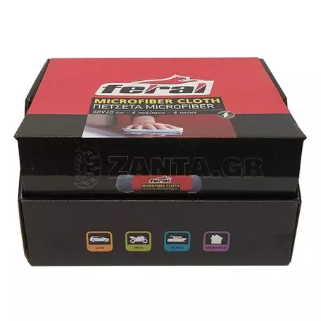 Πετσέτα Microfiber 30x40cm Feral Ρολό 6 Τεμαχίων 