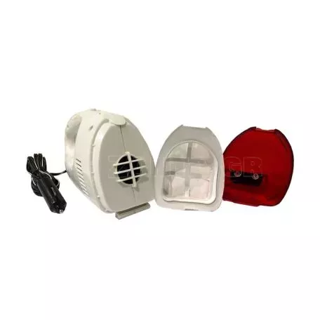 Ηλεκτρικό Σκουπάκι Αυτοκινήτου ''Aspiratore Raider'' 12 Volt 60 Watt Άσπρο/Κόκκινο 261273 