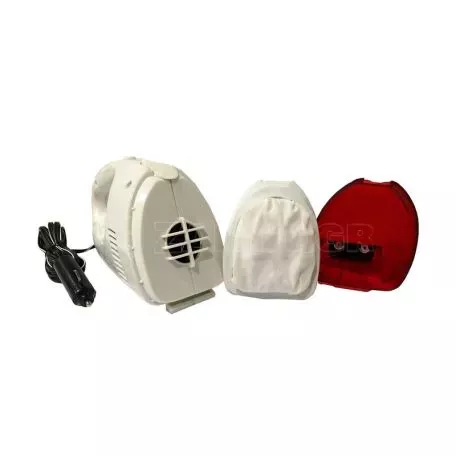 Ηλεκτρικό Σκουπάκι Αυτοκινήτου ''Aspiratore Raider'' 12 Volt 60 Watt Άσπρο/Κόκκινο 261273 