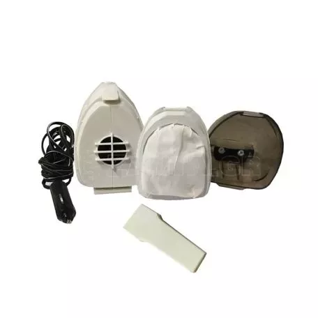 Ηλεκτρικό Σκουπάκι Αυτοκινήτου ''Aspiratore Raider'' 12 Volt 60 Watt Άσπρο/Φιμέ 261273 