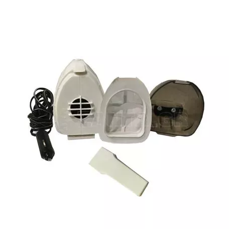 Ηλεκτρικό Σκουπάκι Αυτοκινήτου ''Aspiratore Raider'' 12 Volt 60 Watt Άσπρο/Φιμέ 261273 