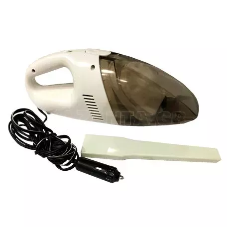 Ηλεκτρικό Σκουπάκι Αυτοκινήτου ''Aspiratore Raider'' 12 Volt 60 Watt Άσπρο/Φιμέ 261273 