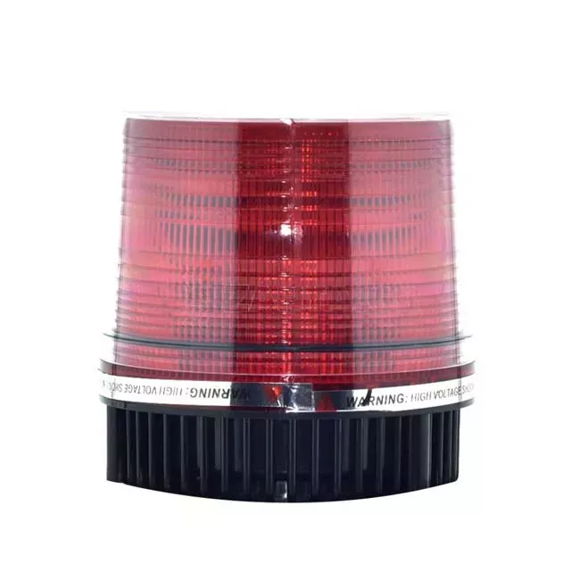 Φάρος Ασφαλείας Αυτοκινήτου Μαγνητικός Led 12V /24V 10,5x11.5cm Κόκκινος