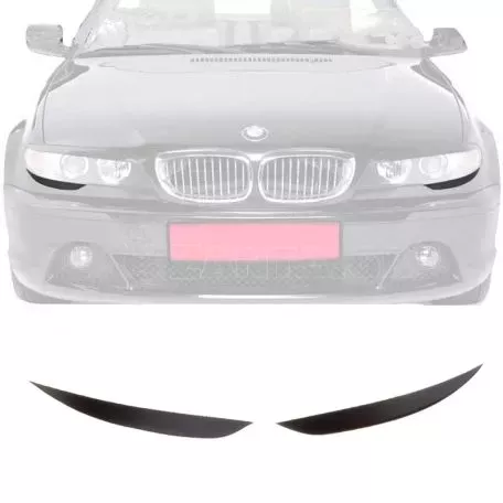 Φρυδάκια Μπροστινών Φαναριών Για Bmw 3 E46 Coupe Facelift 03-06 (κάτω φρυδάκι) 2 Τεμάχια 