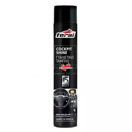 Γυαλιστικό Ταμπλό Με Άρωμα Φράουλας Feral 750ml 