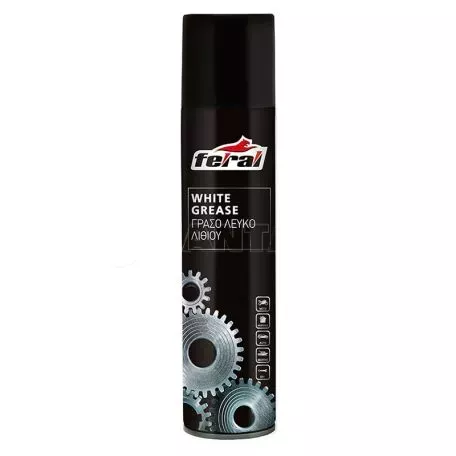 Γράσο Σπρέυ Λευκού Λιθίου Επαγγελματικό Feral 400ml 