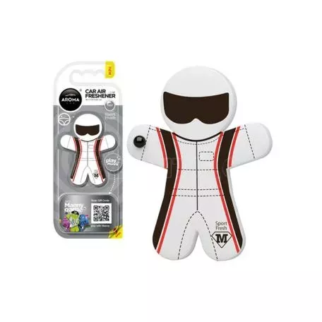 Αρωματικό Αυτοκινήτου Κρεμαστό Manny Aroma Με Άρωμα Sport Fresh 