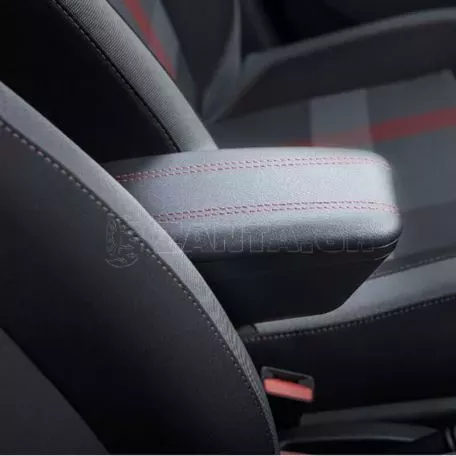 Κονσόλα Χειροφρένου Τεμπέλης Armster OE1 TR Limited Με Usb Για Dacia Duster 2018+ Χωρίς Εργοστασιακό Τεμπέλη Μαύρο Χρώμα Με Κόκκινη ραφή 