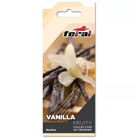 Αρωματικό Αυτοκινήτου Κρεμαστό Feral Fruity Collection Βανίλια 