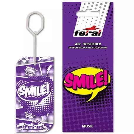 Αρωματικό Αυτοκινήτου Κρεμαστό Feral Speech Collection SMILE 