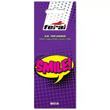 Αρωματικό Αυτοκινήτου Κρεμαστό Feral Speech Collection SMILE 