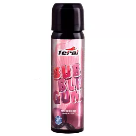 Αρωματικό Αυτοκινήτου Spray Feral Fruity Collection Τσιχλόφουσκα 70ml 