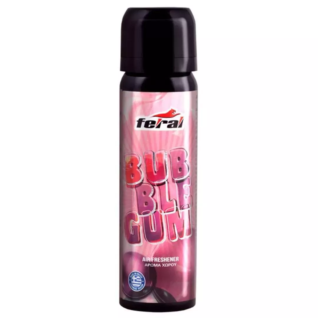 Αρωματικό Αυτοκινήτου Spray Feral Fruity Collection Τσιχλόφουσκα 70ml