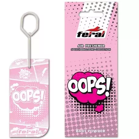 Αρωματικό Αυτοκινήτου Κρεμαστό Feral Speech Collection OOPS 
