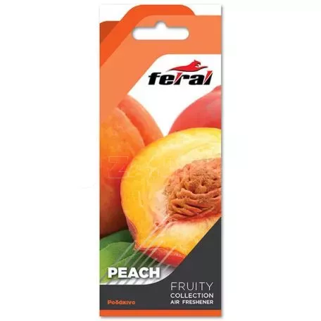 Αρωματικό Αυτοκινήτου Κρεμαστό Feral Fruity Collection Ροδάκινο 