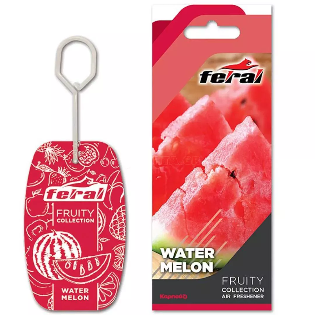 Αρωματικό Αυτοκινήτου Κρεμαστό Feral Fruity Collection Καρπούζι