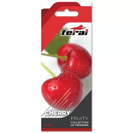 Αρωματικό Αυτοκινήτου Κρεμαστό Feral Fruity Collection Κεράσι 