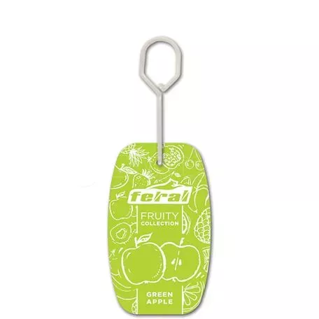 Αρωματικό Αυτοκινήτου Κρεμαστό Feral Fruity Collection Πράσινο Μήλο 