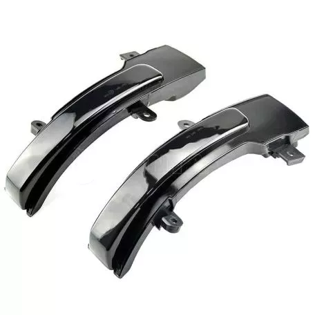 Φλας Καθρέπτη Για Citroen C4 Air Cross 12-15 / Mitsubishi ASX 10-14, L200 05-15, Pajero, Pajero Sport 08+, Outlander 12+ / Peugeot 4008 12-17 Dynamic Led Canbus Μαύρο 2 Τεμάχια 