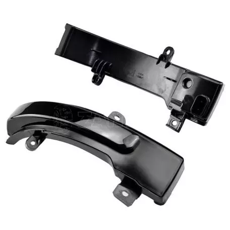 Φλας Καθρέπτη Για Citroen C4 Air Cross 12-15 / Mitsubishi ASX 10-14, L200 05-15, Pajero, Pajero Sport 08+, Outlander 12+ / Peugeot 4008 12-17 Dynamic Led Canbus Μαύρο 2 Τεμάχια 