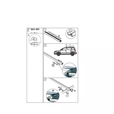 Μπάρες Οροφής Αλουμινίου CRUZ Oplus 924-051 R-118cm Railing System Για Skoda Yeti 09-14 Ασημί 2 Τεμάχια 