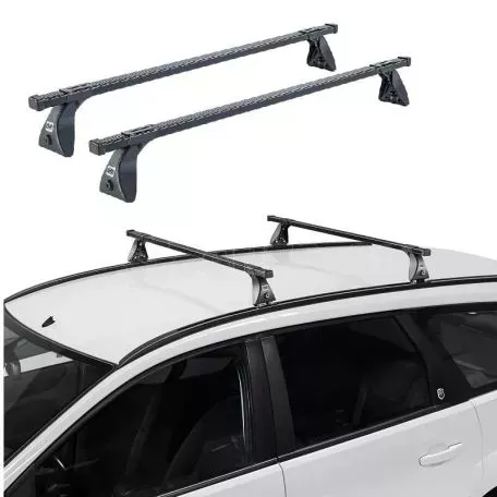 Μπάρες Οροφής Σιδερένιες CRUZ Cargo Spro-120cm 922-445 Σετ Με Πόδια Για VW Amarok 10+ 2 Τεμάχια 