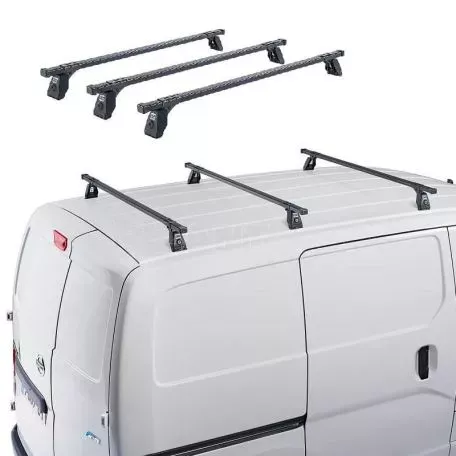 Μπάρες Οροφής Σιδερένιες CRUZ Cargo Spro-120cm 922-437 Σετ Με Πόδια Για VW Caddy Maxi 07-11 3 Τεμάχια 