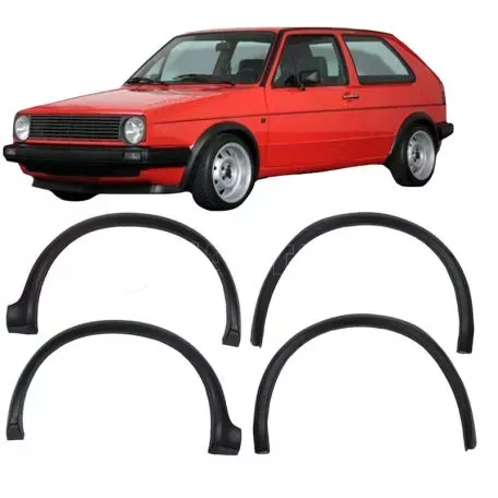 Πλαϊνά Φτερά Τροχών Για VW Golf ΙΙ (2) 83-87 Σετ 4 Τεμάχια 