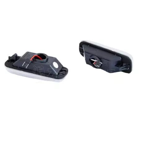 Πλαϊνά Φλας Φτερού Για Mercedes-Benz ML W163 98-02 Led Dynamic Άσπρα 2 Τεμάχια 