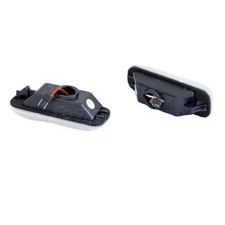 Πλαϊνά Φλας Φτερού Για Mercedes-Benz ML W163 98-02 Led Dynamic Φιμέ 2 Τεμάχια 