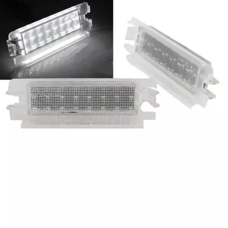 Led Φαναράκια Πινακίδας Για Dacia Logan 04+ , Sandero 08+, Renault Symbol 12+ Ζευγάρι 2 Τεμάχια 