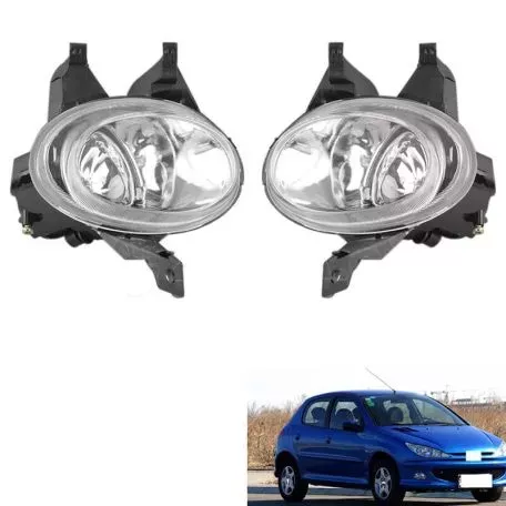 Προβολείς Ομίχλης Για Peugeot 206 98-09 2 Τεμάχια 