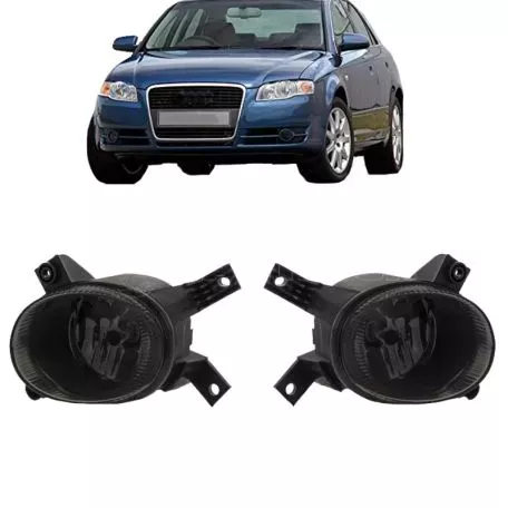 Προβολείς Ομίχλης Για Audi A3 8P 03-13 / A4 B7 04-08 Φιμέ 2 Τεμάχια 