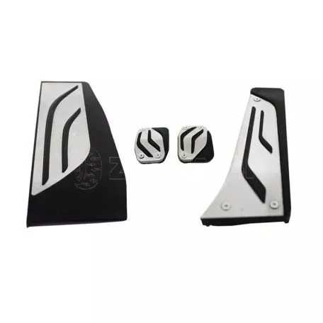 Πεντάλ Αλουμινίου Κουμπωτά Και Footrest Για Bmw F20 11+ , F22 14+ , F30 11+ ,F32 13+ Μη Αυτόματο Σετ 4 Τεμάχια KPBM02 