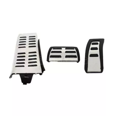 Πεντάλ Αλουμινίου Κουμπωτά Και Footrest Για Audi A4 B8 08-15 / A5 08-16 / Q5 08-16 / A6 11-15 / A7 / Porsche Macan Αυτόματο Σετ 3 Τεμάχια KPAU03 