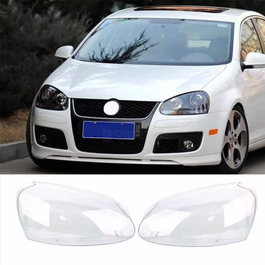 Κρύσταλλα Φαναριών Για VW Golf V 03-08 Ζευγάρι 2 Τεμάχια