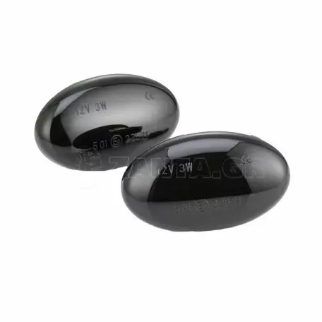 Πλαϊνά Φλας Φτερού Για Mercedes-Benz A-Class W168 98-04 / Smart Fortwo W450 98-07 / Vito W639 , W447 / Citan Led Dynamic Φιμέ 2 Τεμάχια 