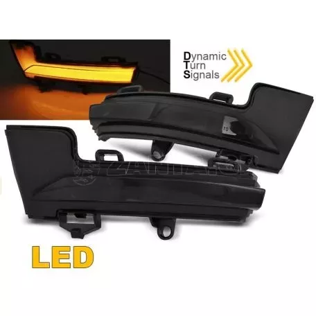Φλας Καθρέπτη Για Skoda Octavia 3 (5E) 13-20 Dynamic Led Φιμέ 2 Τεμάχια 