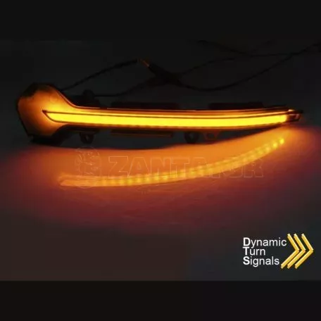 Φλας Καθρέπτη Για Seat Leon 12-16 / Ibiza 17- / Arona 17- Dynamic Led Φιμέ 2 Τεμάχια 