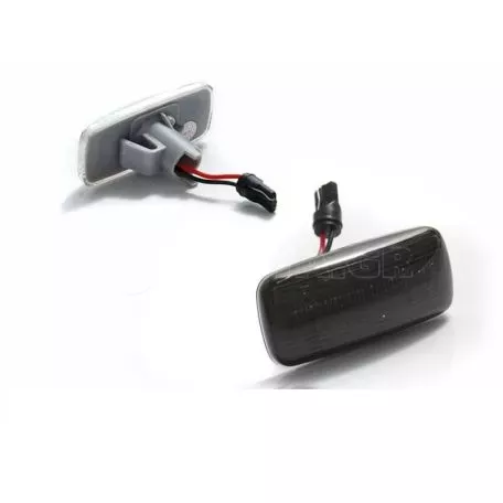 Πλαϊνά Φλας Φτερού Για Audi A3 8L 00-03 / A4 B5 99-01 / A6 C5 97-04 / TT 8N 99-06 Led Smoke 2 Τεμάχια 