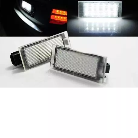 Led Φαναράκια Πινακίδας Για Renault Clio , Megane , Laguna , Twingo Vel Satis Ζευγάρι 2 Τεμάχια 