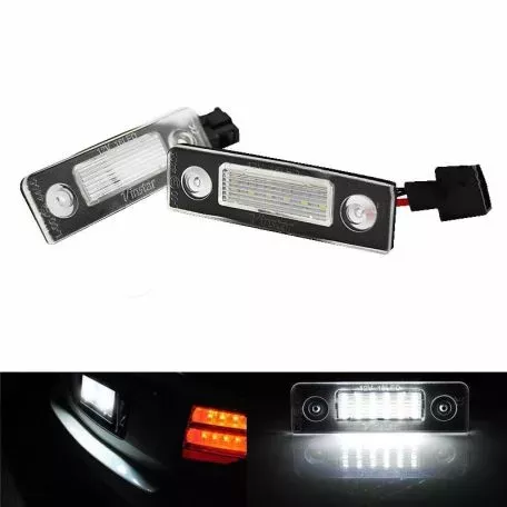 Led Φαναράκια Πινακίδας Για Skoda Octavia 1Z 09-12 / Roomster 06-10 Canbus Ζευγάρι 2 Τεμάχια 