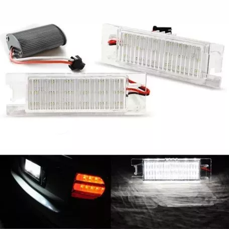Led Φαναράκια Πινακίδας Για Opel Astra H , Astra J , Zafira B ,  Corsa D , Insignia / Hyundai IX35 Με Canbus Ζευγάρι 2 Τεμάχια 