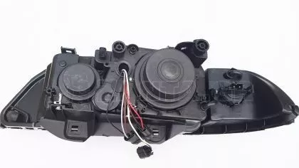 Φανάρια εμπρός angel eyes για BMW E39 (1995-2000) - μαύρα , χειρ.ρύθμιση , χωρίς λάμπες (Η7) - σετ 2τμχ. 