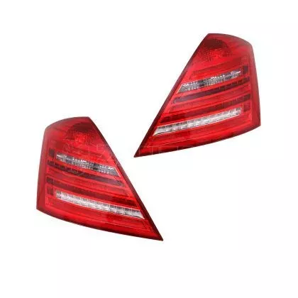 Πίσω φανάρια led για Mercedes W221 S-class (2005-2011) - facelift design με τρεχούμενο φλας - σετ 2τμχ.